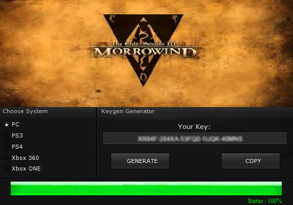 play morrowind without cd